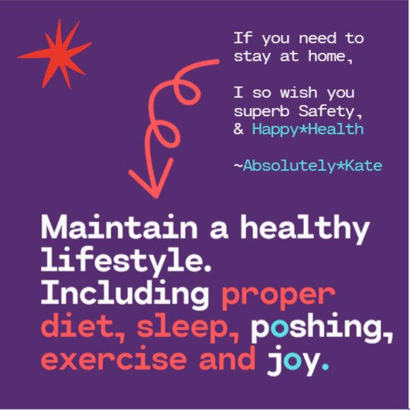 Absolutely Other - "STAY HOME SAFE ~ Posh with Good Gusto"